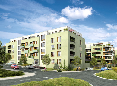 Praha 5 - bytov� domy Botanica